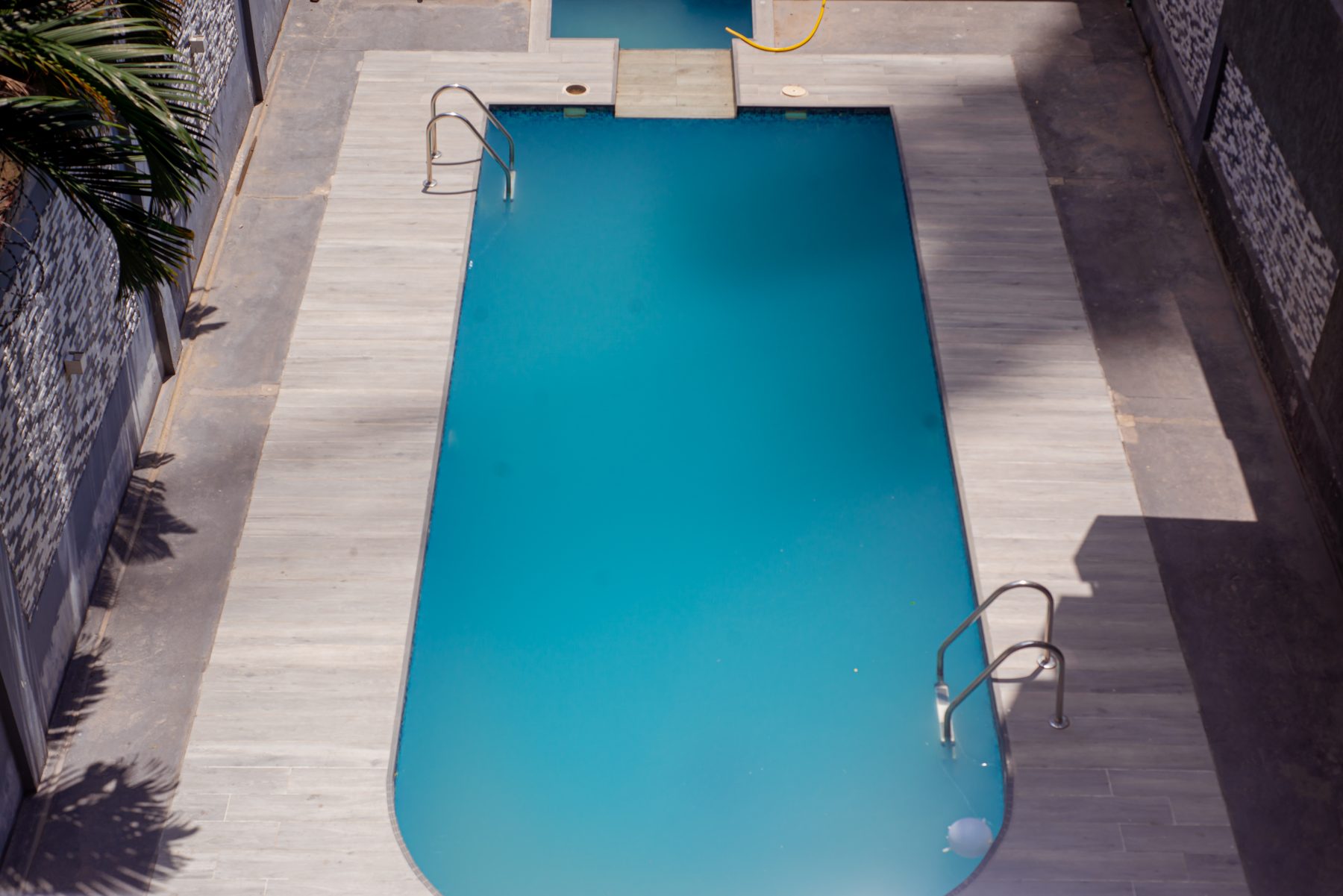 Aerial view of the OBSIM Residence swimming pool